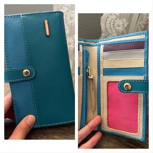 NEW Blue Y2K Inspired Leather Wallet